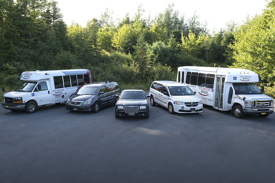 photo of TJ's Driving Service Fleet of 2 accessible busses, 2 vans and a sedan